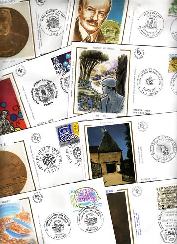 Fdc super lot 100 - super, enveloppes