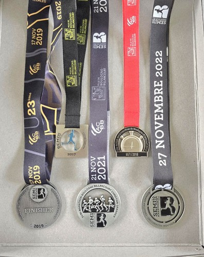 Médaille finisher semi - médaille,