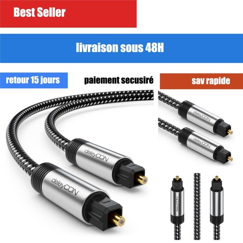 Câble toslink optique spdif - câble, 5