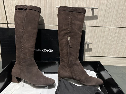 Giorgio armani suede boots - giorgio,
