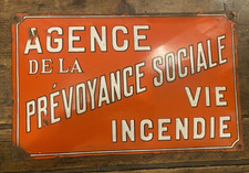 Plaque émaillée ancienne