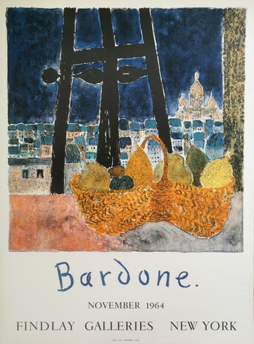 Guy bardone affiche - bardone, exposition
