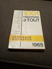1965-Almanach Hachette-petite encyclopedie populaire de la vie pratique-lot ! 