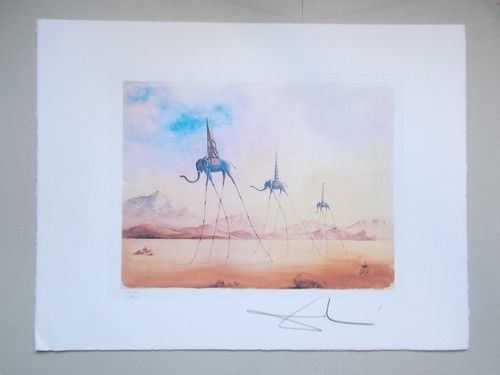 Lithographie salvador dali - lithographie,,