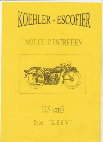 Notice entretient pour moto