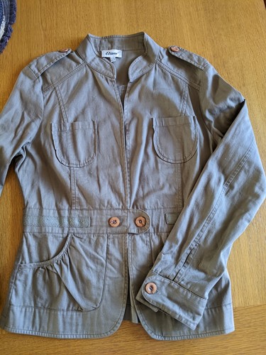 Veste coton kaki 40 - coton, t