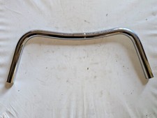 Guidon vélo ville ancien vintage acier chromé largueur 46 cm