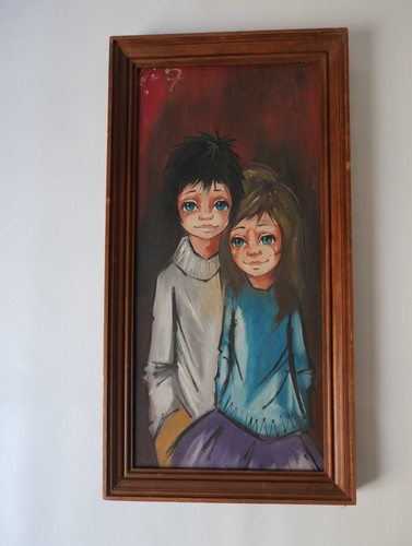 Vintage peinture huile sur - vintage,