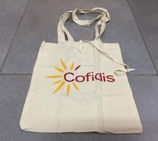 PETIT SAC EN TOILE DE JUTE VELO CYCLISME TEAM COFIDIS CARAVANE TOUR DE FRANCE