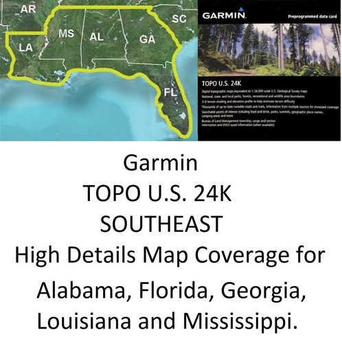 Topo 24k southeast gps - southeast,