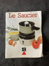 Livret de  recettes pour le saucier SEB vintage  H10