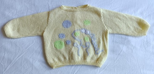 Pull jaune pale dinosaure - jaune,