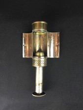 Rare lampe laiton à bougie de
