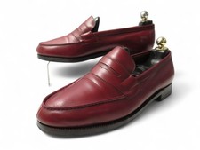 CHAUSSURES JM WESTON MOCASSINS 180 7.5E 41.5 L 42 EN CUIR BORDEAUX LOAFERS 780€