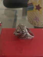 Chevalière argent tête - tête, de