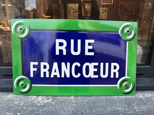 Ancienne plaque rue - plaque,