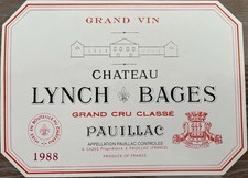 Étiquette Château Lynch Bages 1988 - 75 cl (1)