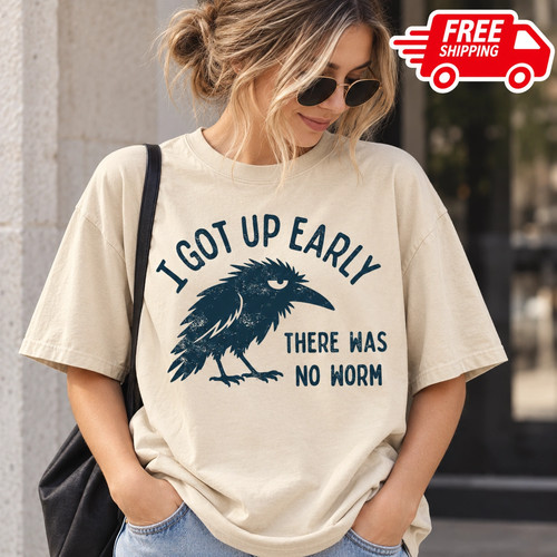 Grumpy crow shirt got - got, up