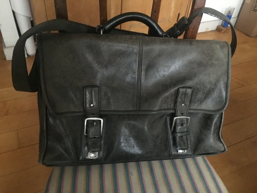 Coach weathered black leather - coach,