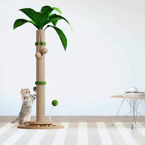 Arbre chat avec - arbre, à