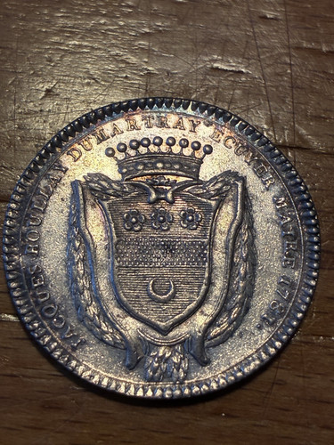 Jeton argent louis - argent, xvi