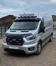 Noir Toit Barre + Pois + Leds Pour ford transit MK9 2021+ M Haut