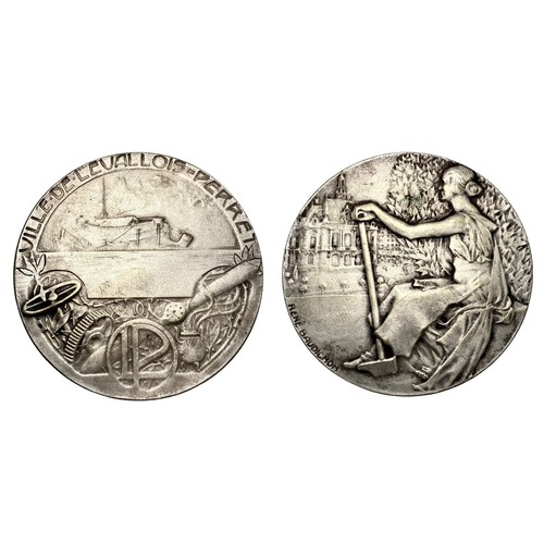 France 1930s medal ville - france,