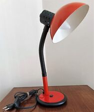 lampe bureau Aluminor rouge et noir années 70/80