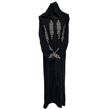 Marocain Femmes Noir Crêpe