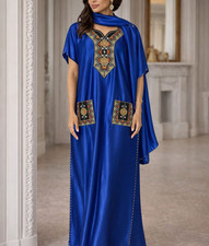 Robe Caftan Dashiki Satinée