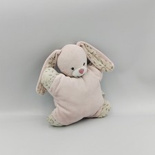 Doudou semi plat lapin rose