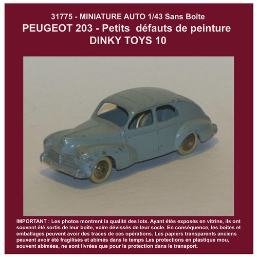 2083 miniature peugeot 203 - miniature,