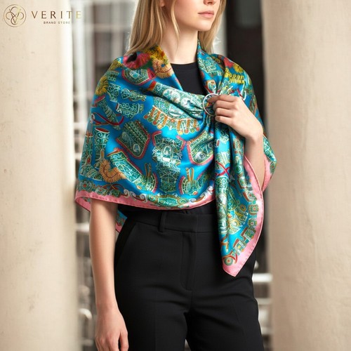 Rare vintage foulard soie - foulard,