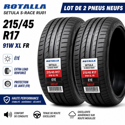 Lot pneus 215 45 r17 - pneus, 215/45