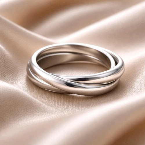 Bague triple acier - triple, en