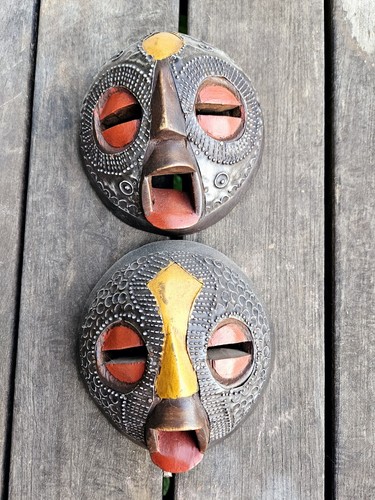 Art africain masque - africain, rond