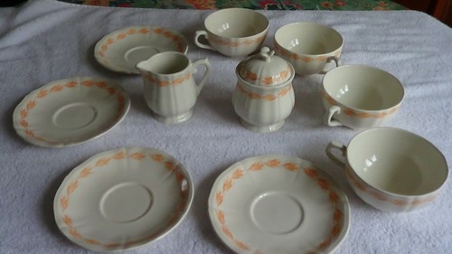 Service café faience - café,