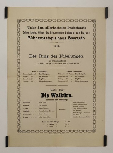 Bayreuth festival 1912 - festival,