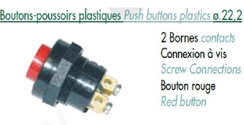 Interrupteur bouton poussoir - interrupteur,