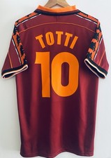 Maillot rétro AS ROMA 1998/99 - Joueur emblématique - #10 TOTTI