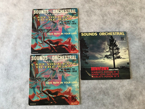 Vinyles disques tours - 3, 45