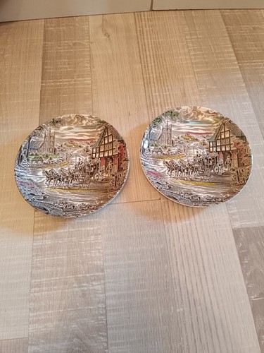 Assiettes faience anglaise - 2,
