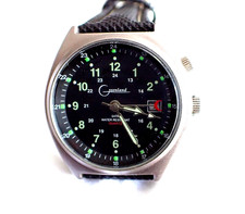 ANCIENNE Mtr GREENLAND EN TITANE, DATE/JOURS, ALARME A REVOIR, MOUV FONCTIONELLE