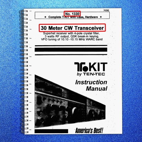 Ten tec 1330 meter cw - ten,