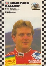 RAR CARTE POSTALE PILOTE F1 GRAND PRIX SAISON 1986-1987 JONATHAN PALMER ZAKSPEED
