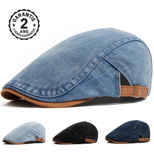 Casquette béret homme denim - homme,
