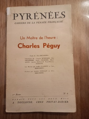 Revue pyrénées cahiers la - revue, de
