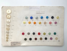 Nuancier / Carte échantillon Ets Mercier Méru Série 1975