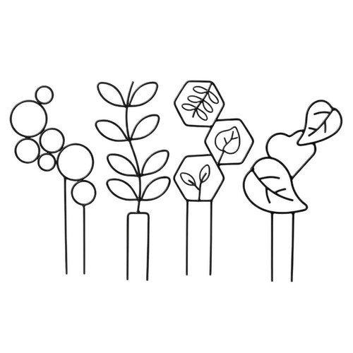 Treillis plante métal style