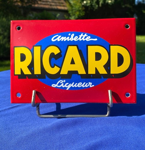 Plaque bombée ricard email - ricard,